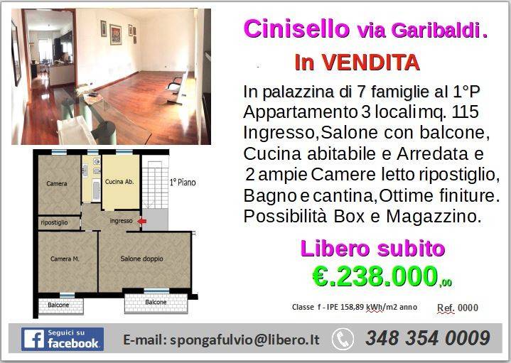 appartamento in vendita a Cinisello Balsamo