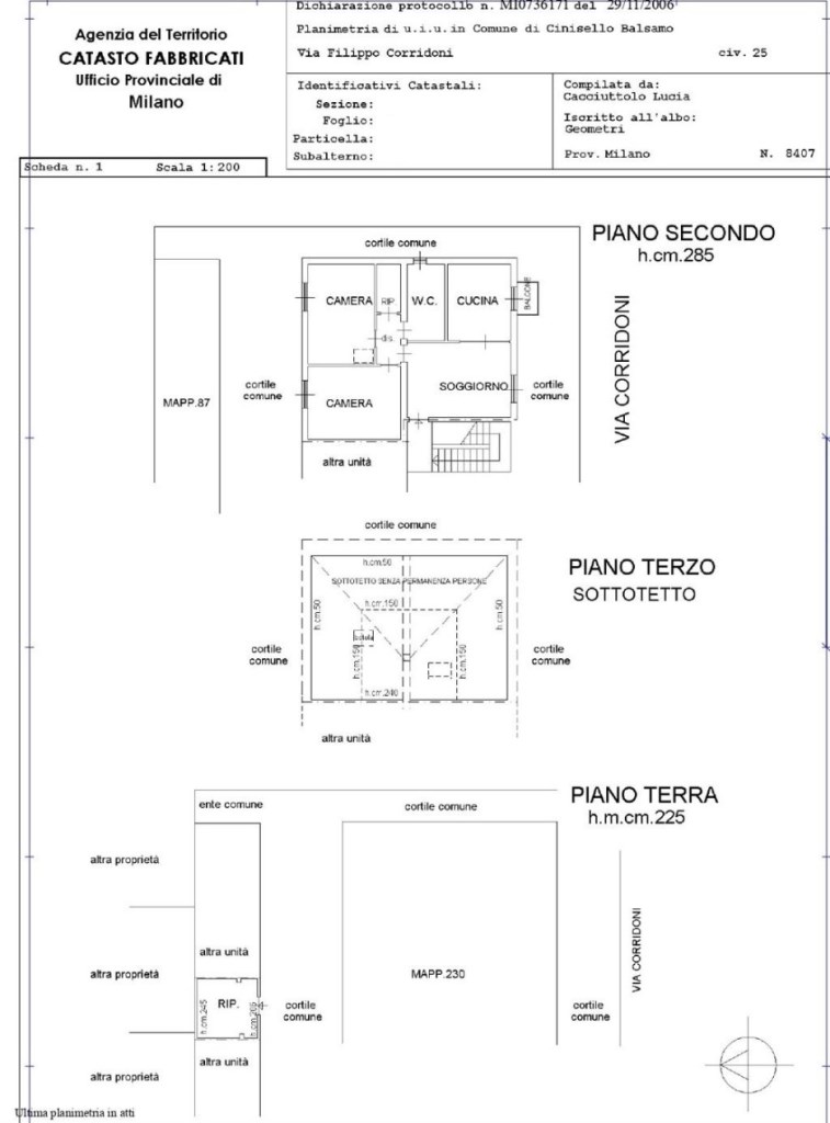 appartamento in vendita a Cinisello Balsamo