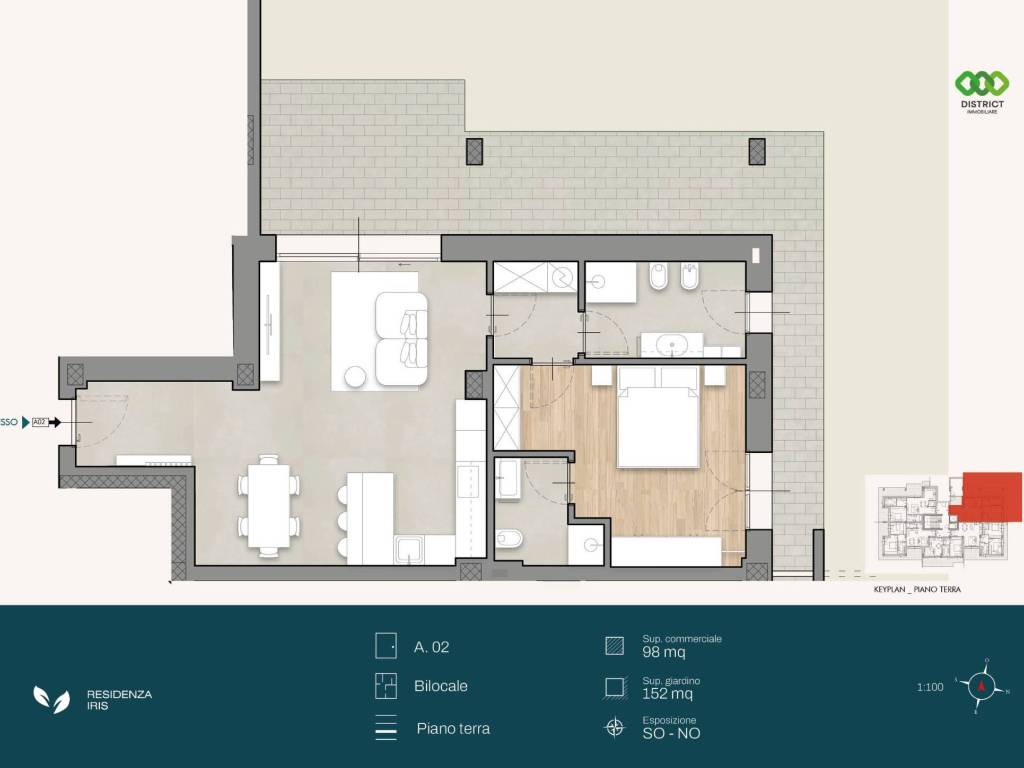 appartamento in vendita a Cologno Monzese in zona San Maurizio al Lambro