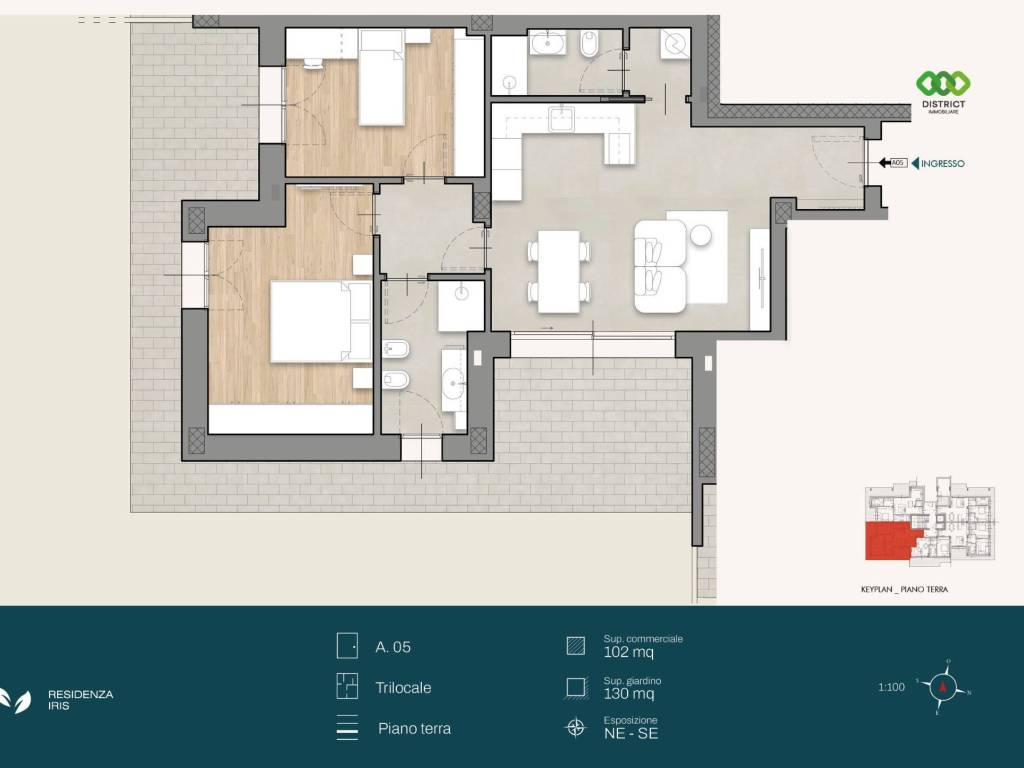 appartamento in vendita a Cologno Monzese in zona San Maurizio al Lambro