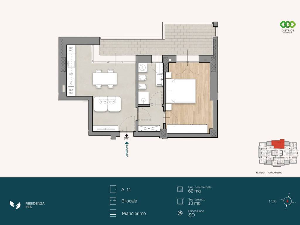 appartamento in vendita a Cologno Monzese in zona San Maurizio al Lambro