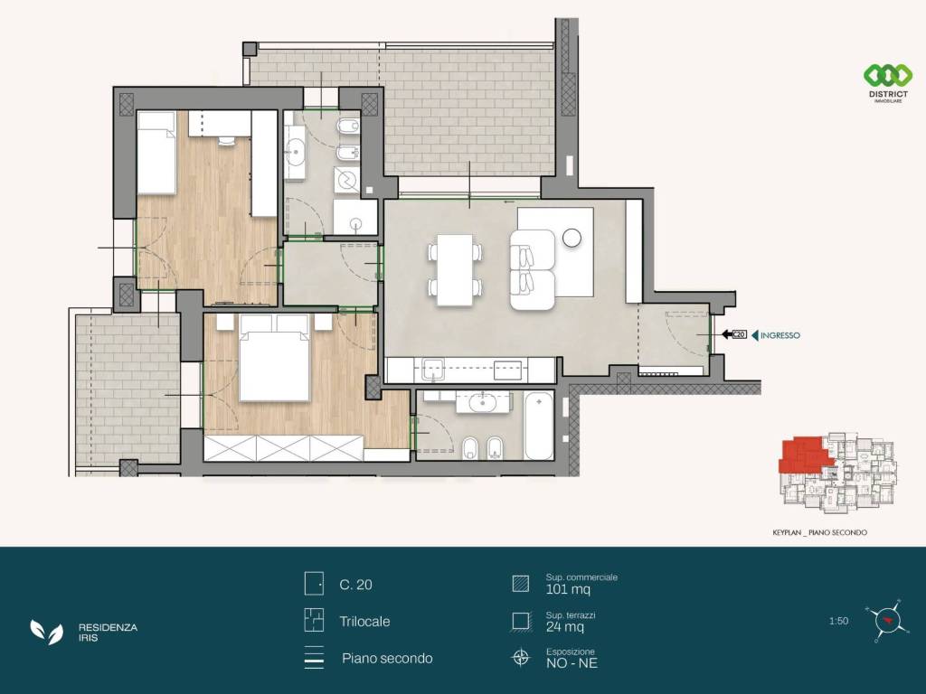 appartamento in vendita a Cologno Monzese in zona San Maurizio al Lambro
