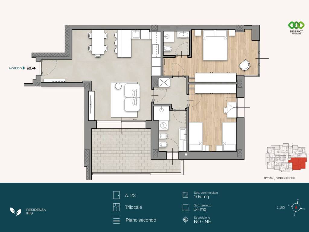 appartamento in vendita a Cologno Monzese in zona San Maurizio al Lambro