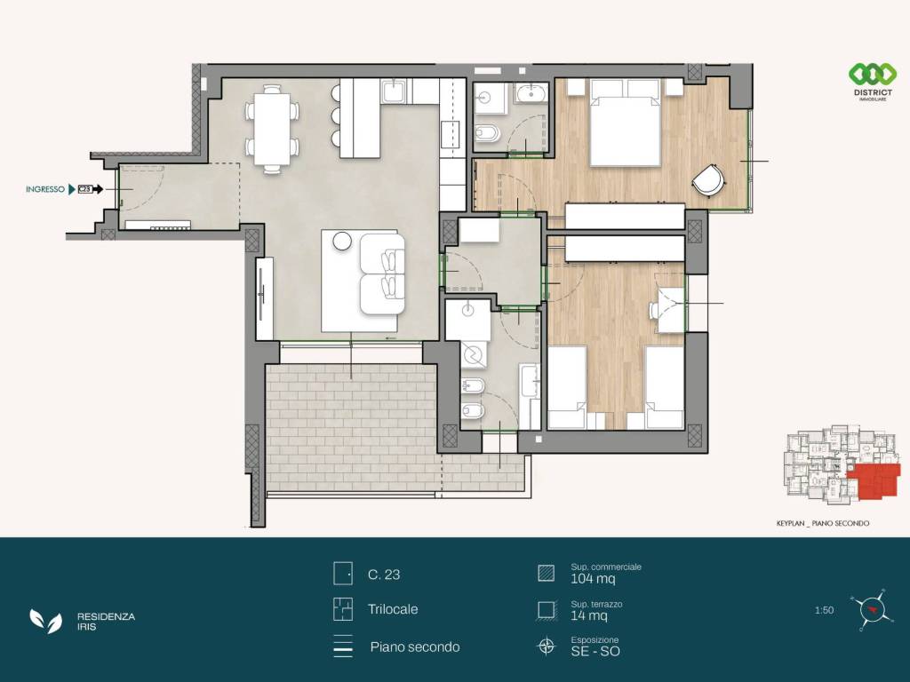 appartamento in vendita a Cologno Monzese in zona San Maurizio al Lambro