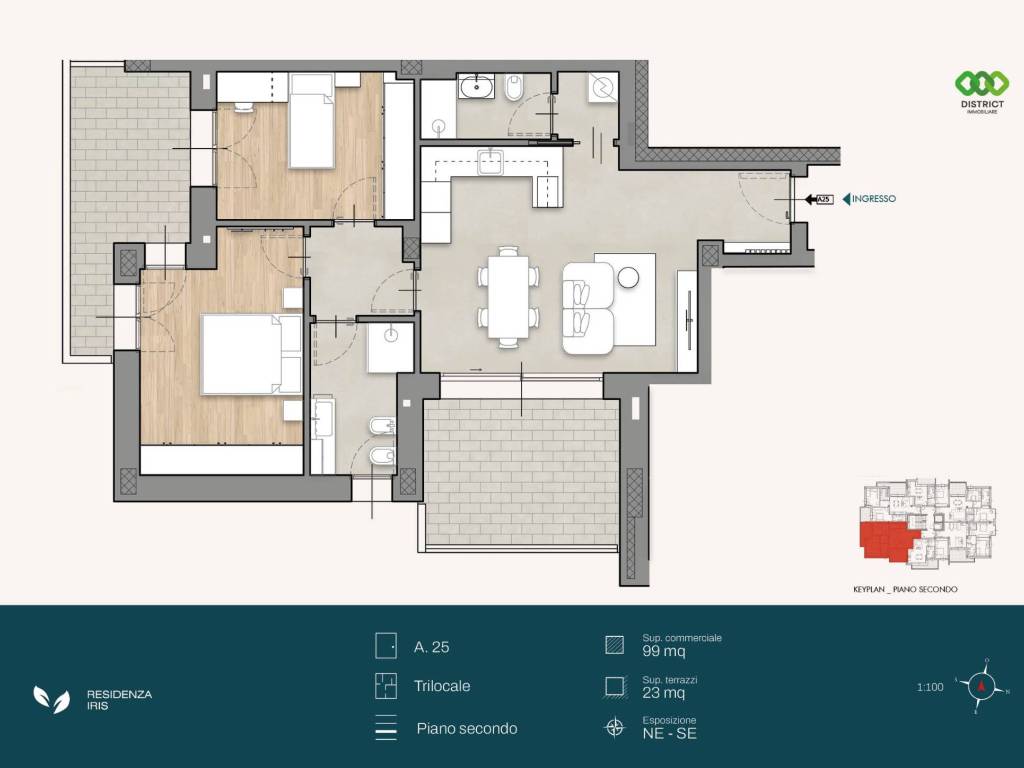 appartamento in vendita a Cologno Monzese in zona San Maurizio al Lambro