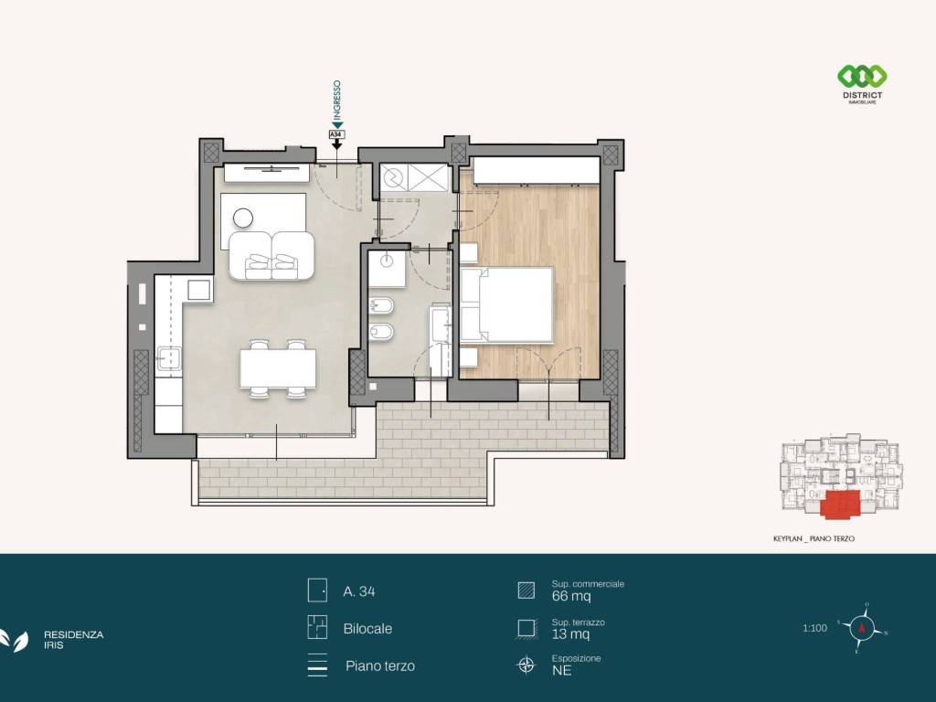 appartamento in vendita a Cologno Monzese in zona San Maurizio al Lambro