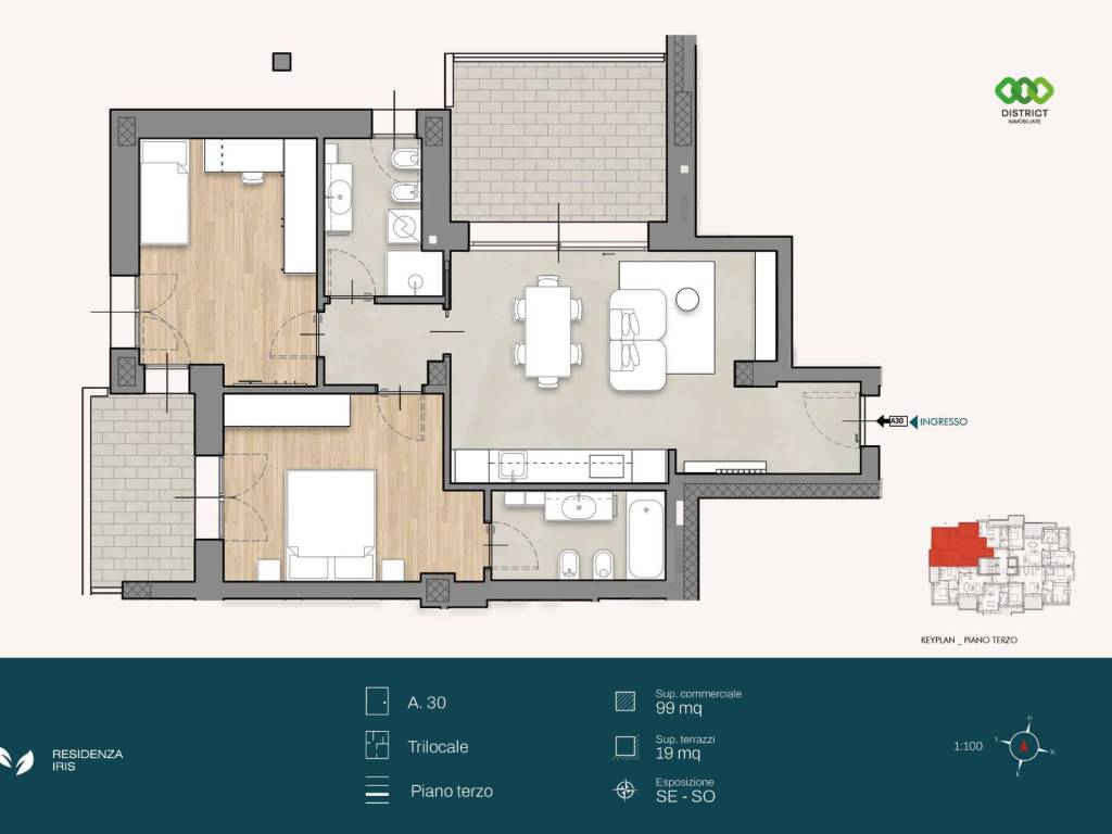 appartamento in vendita a Cologno Monzese in zona San Maurizio al Lambro