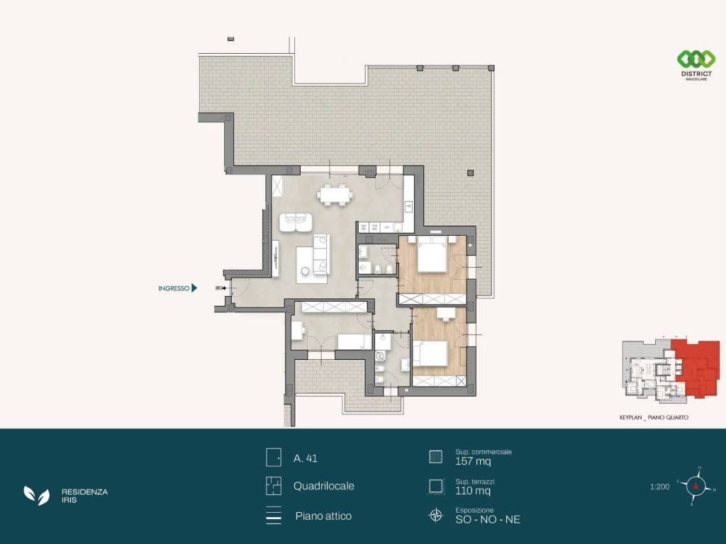 appartamento in vendita a Cologno Monzese in zona San Maurizio al Lambro
