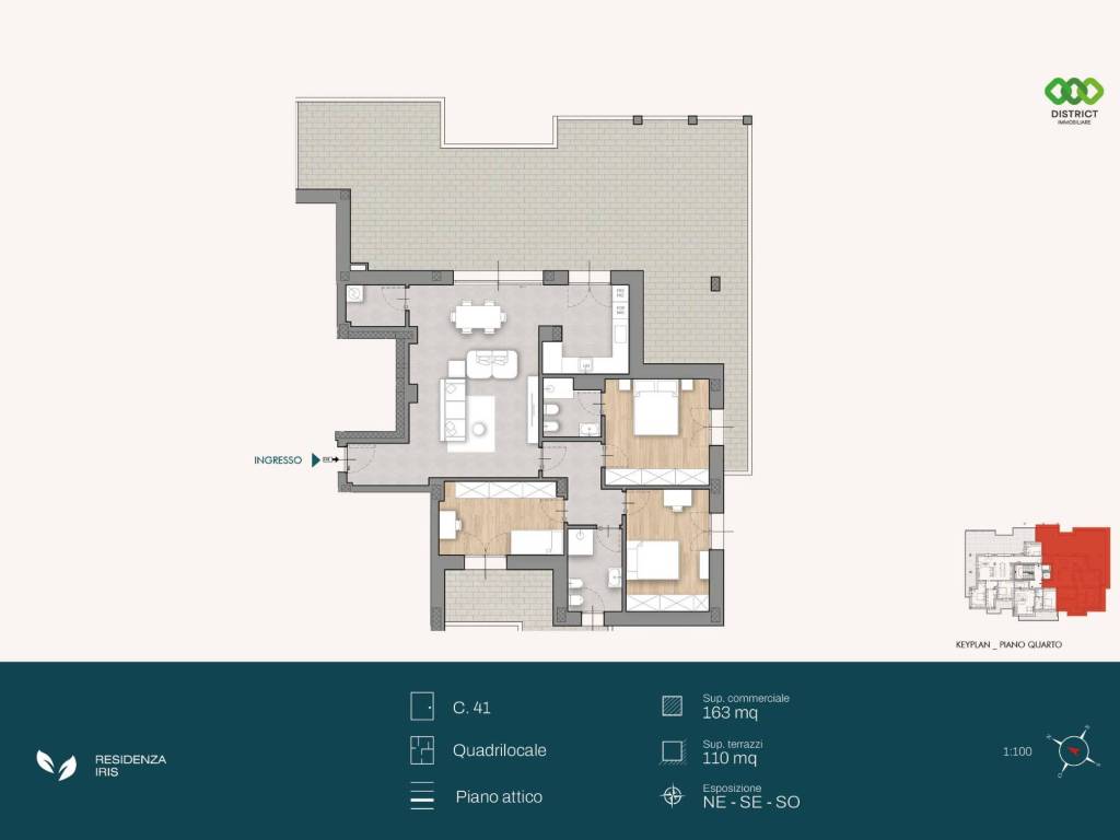 appartamento in vendita a Cologno Monzese in zona San Maurizio al Lambro
