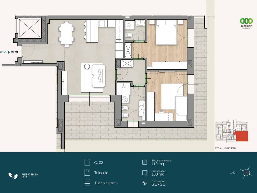 appartamento in vendita a Cologno Monzese in zona San Maurizio al Lambro