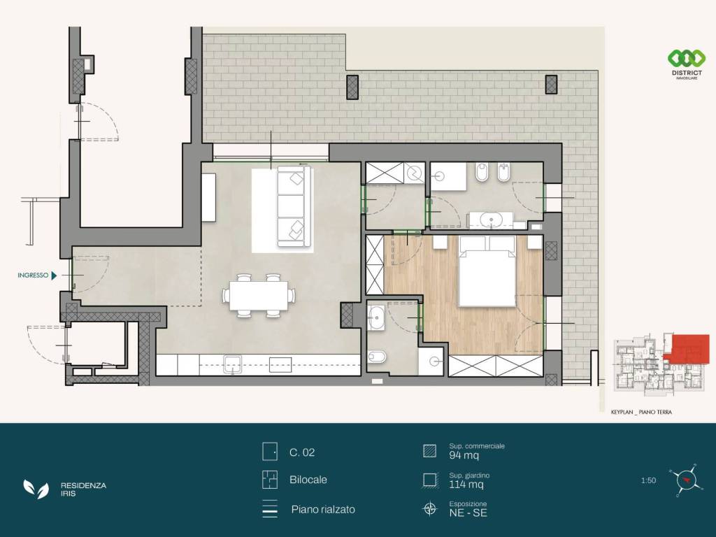 appartamento in vendita a Cologno Monzese in zona San Maurizio al Lambro