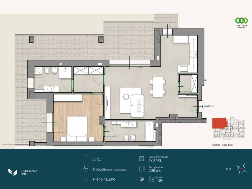 appartamento in vendita a Cologno Monzese in zona San Maurizio al Lambro