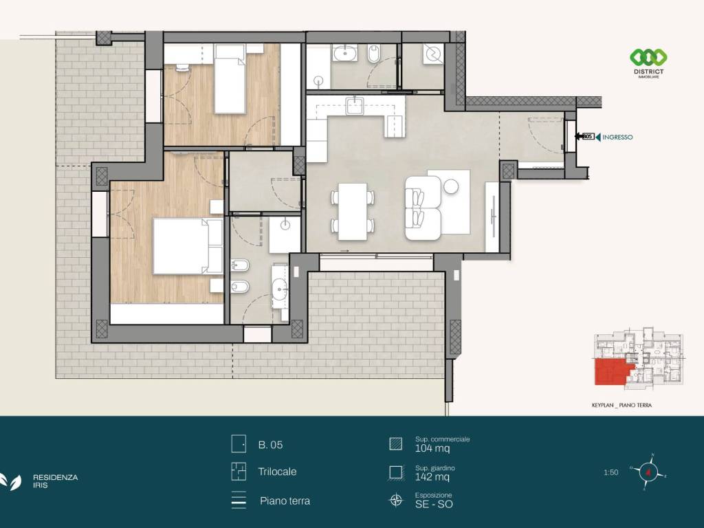 appartamento in vendita a Cologno Monzese in zona San Maurizio al Lambro