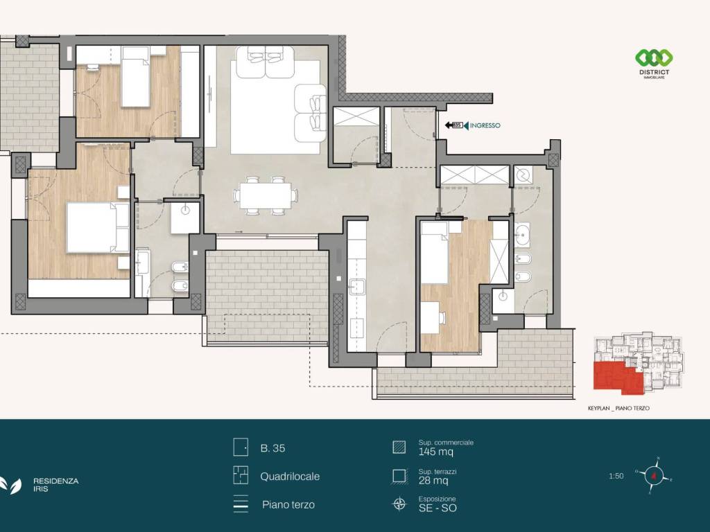 appartamento in vendita a Cologno Monzese in zona San Maurizio al Lambro