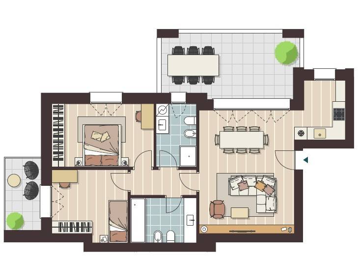 appartamento in vendita a Cologno Monzese in zona San Maurizio al Lambro