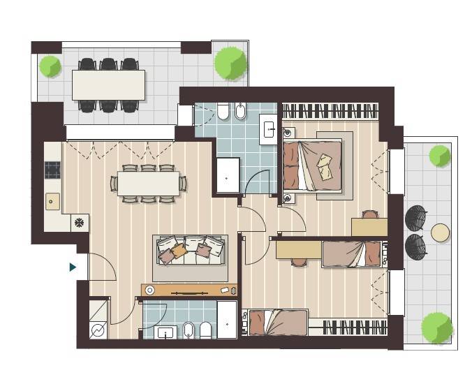 appartamento in vendita a Cologno Monzese in zona San Maurizio al Lambro