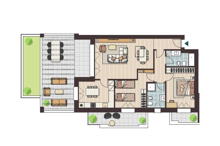 appartamento in vendita a Cologno Monzese in zona San Maurizio al Lambro