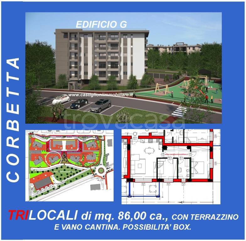 appartamento in vendita a Corbetta in zona Battuello