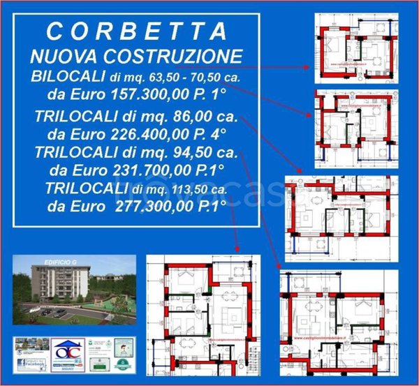 appartamento in vendita a Corbetta in zona Battuello