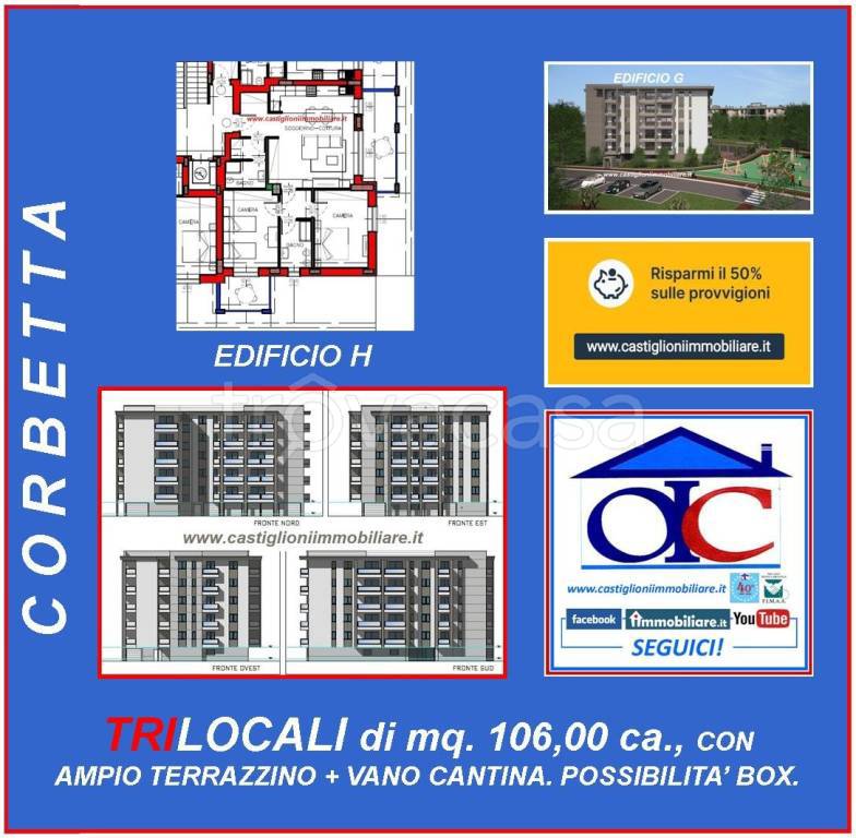 appartamento in vendita a Corbetta in zona Battuello