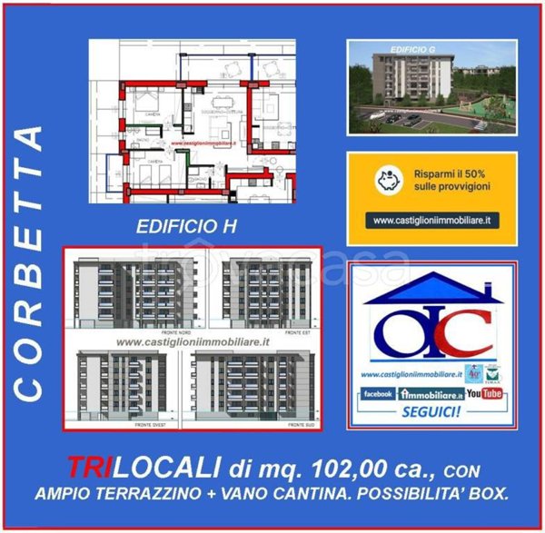 appartamento in vendita a Corbetta in zona Battuello