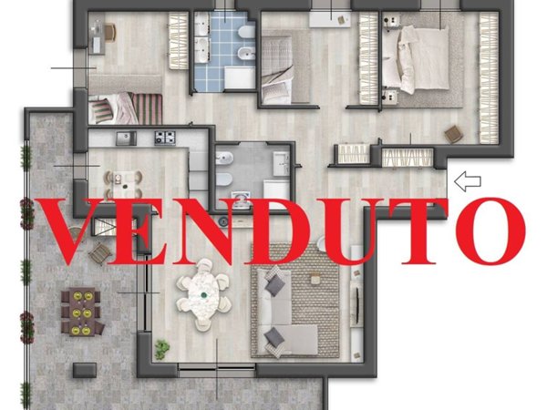 appartamento in vendita a Cornaredo