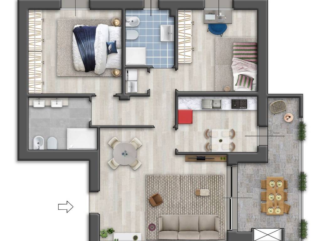 appartamento in vendita a Cornaredo