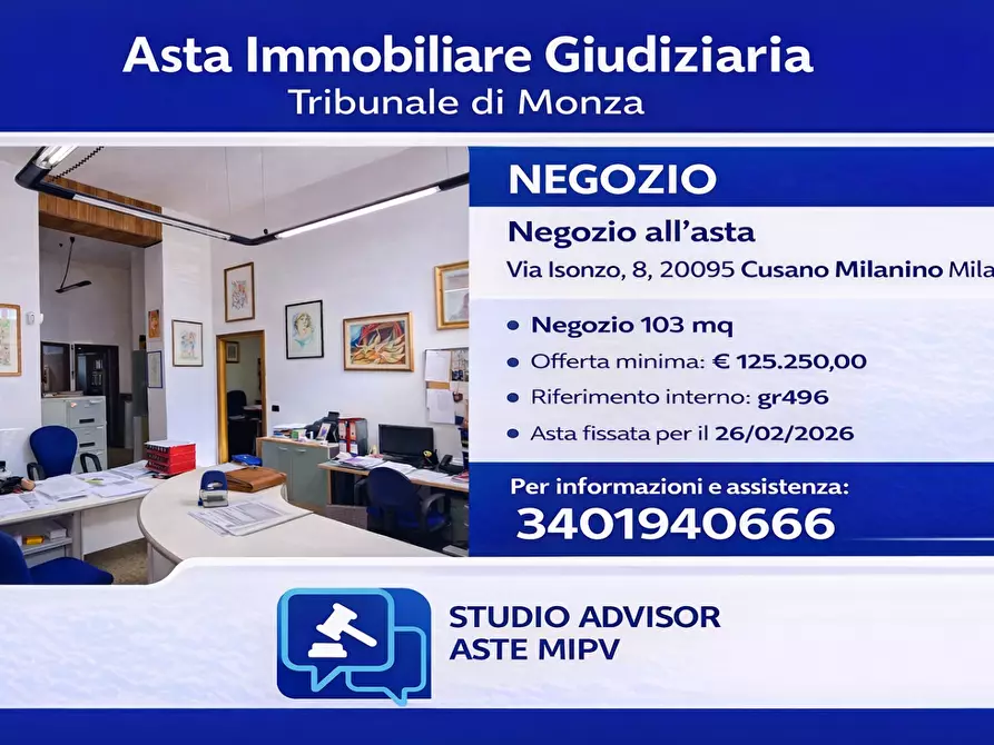 negozio in vendita a Cusano Milanino