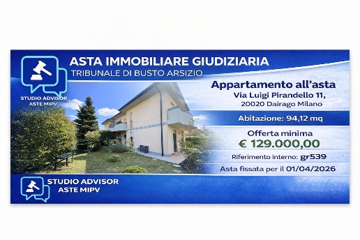 appartamento in vendita a Dairago