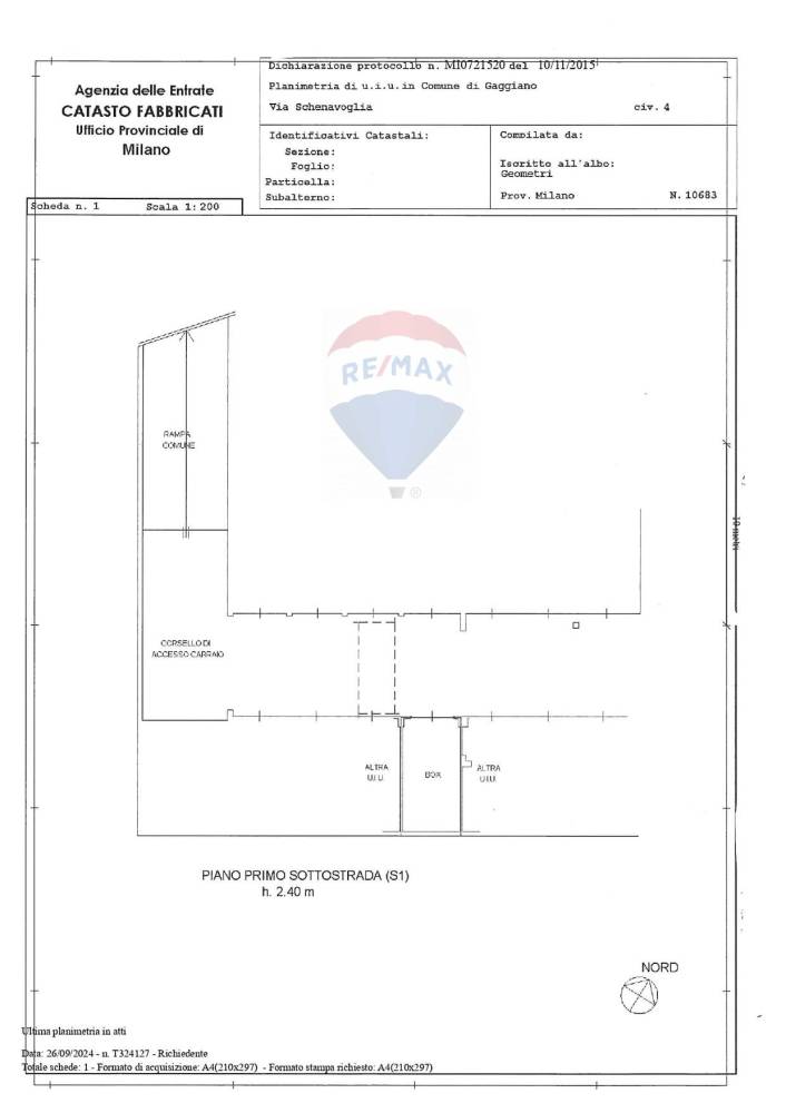 locale di sgombero in vendita a Gaggiano