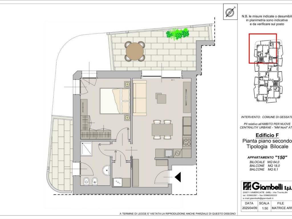 appartamento in vendita a Gessate