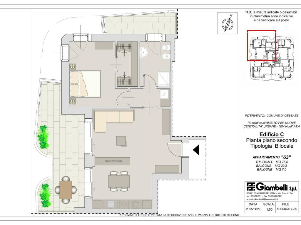 appartamento in vendita a Gessate