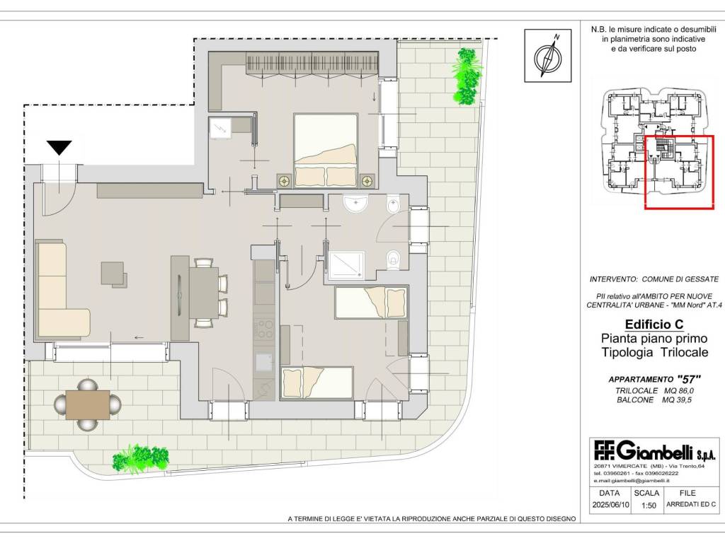 appartamento in vendita a Gessate