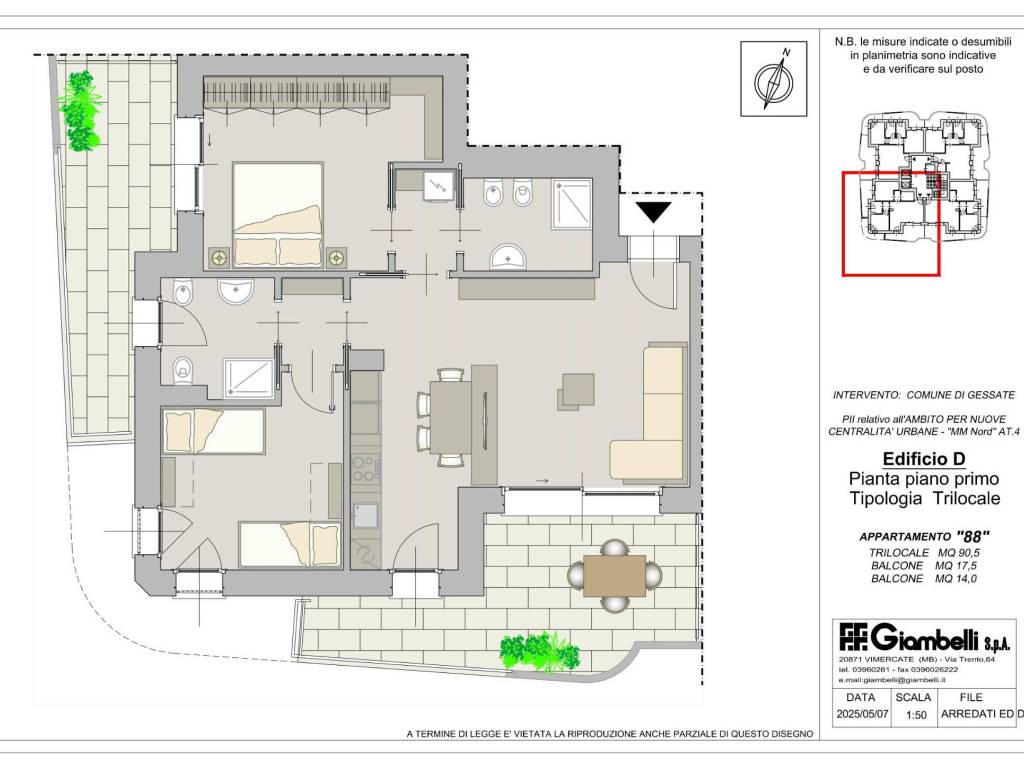 appartamento in vendita a Gessate