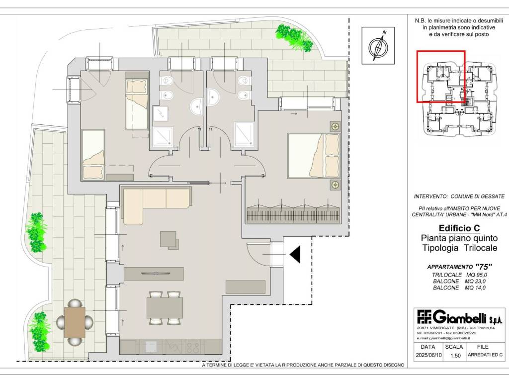 appartamento in vendita a Gessate