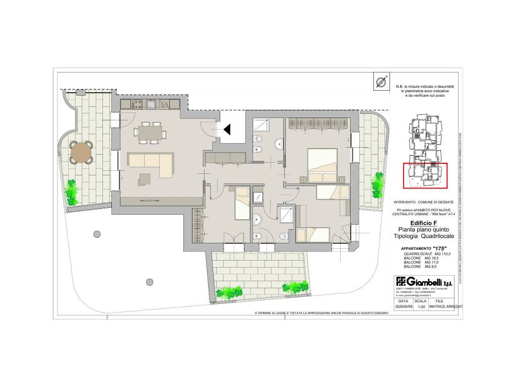 appartamento in vendita a Gessate