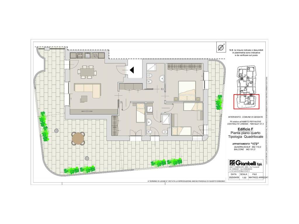 appartamento in vendita a Gessate