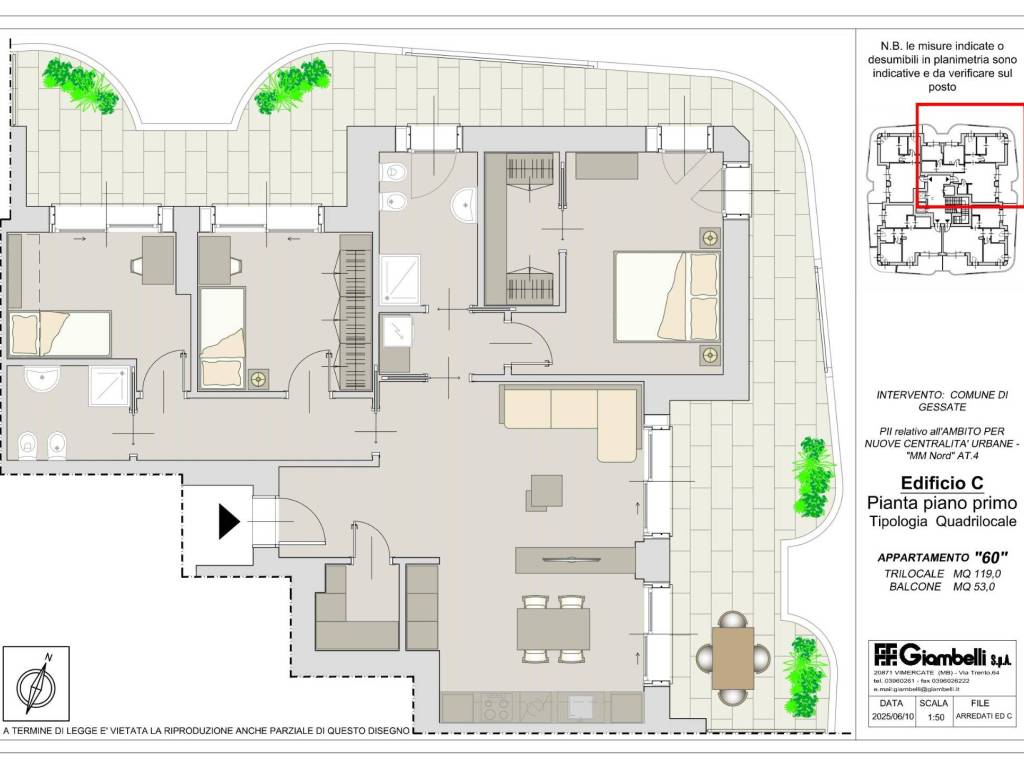 appartamento in vendita a Gessate