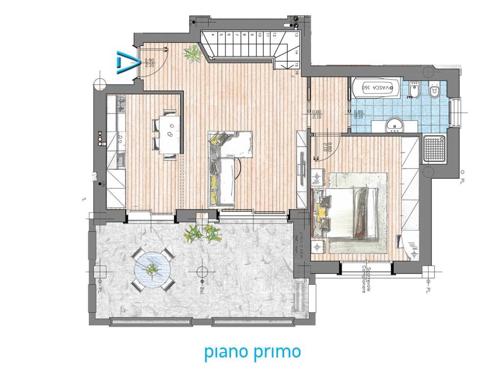 appartamento in vendita ad Inzago