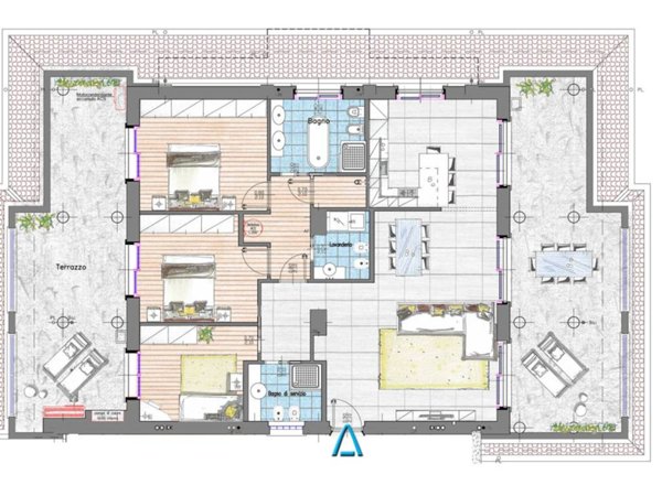 appartamento in vendita ad Inzago