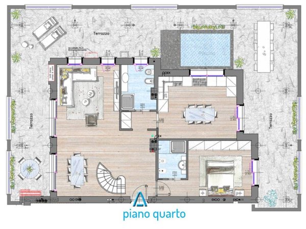 appartamento in vendita ad Inzago