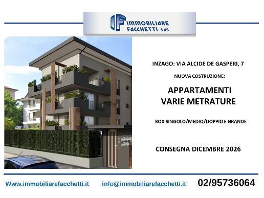 appartamento in vendita ad Inzago