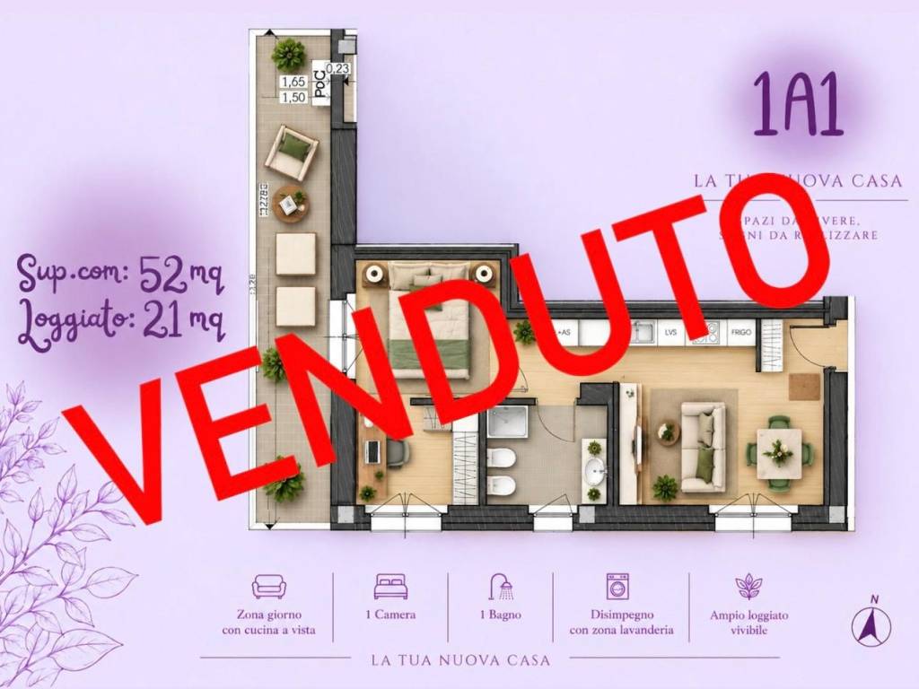 appartamento in vendita a Lacchiarella in zona Mettone
