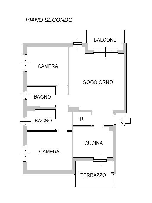 appartamento in vendita a Lacchiarella in zona Mettone