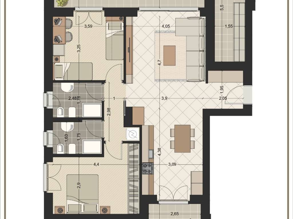 appartamento in vendita a Lainate