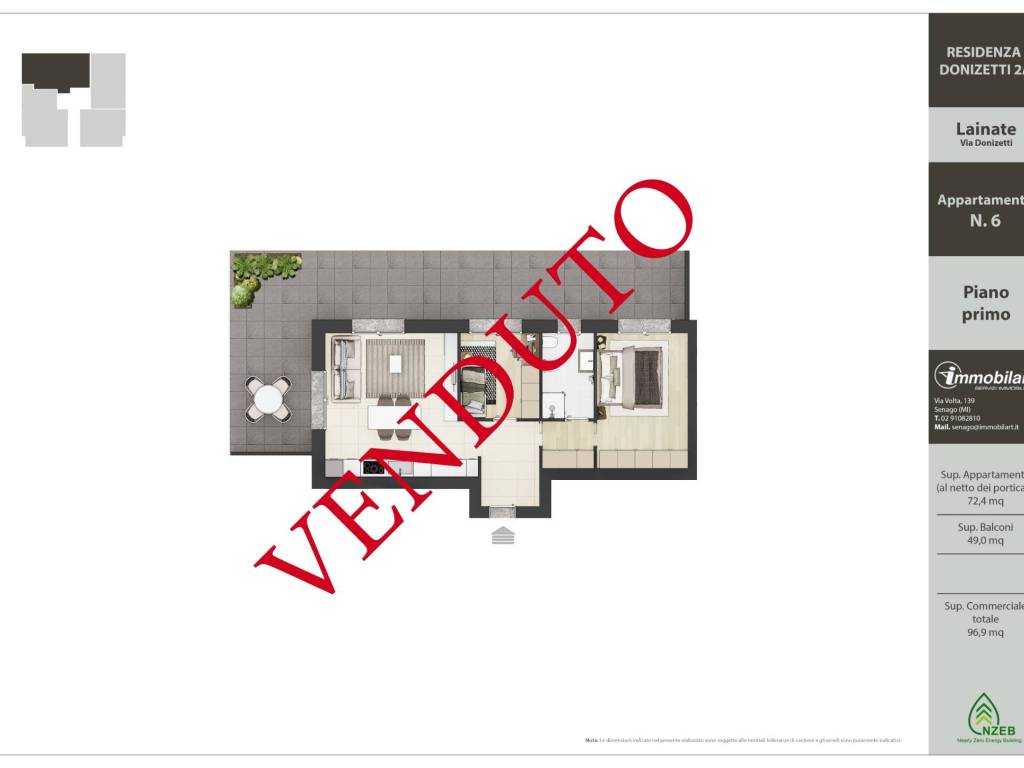 appartamento in vendita a Lainate