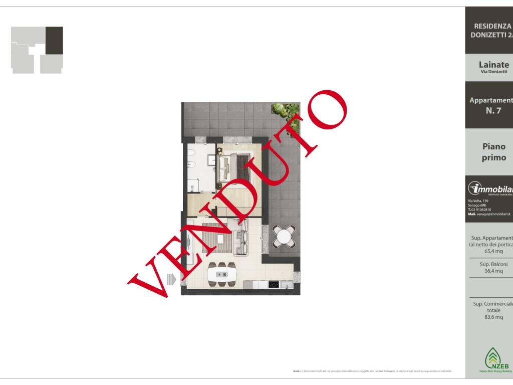 appartamento in vendita a Lainate