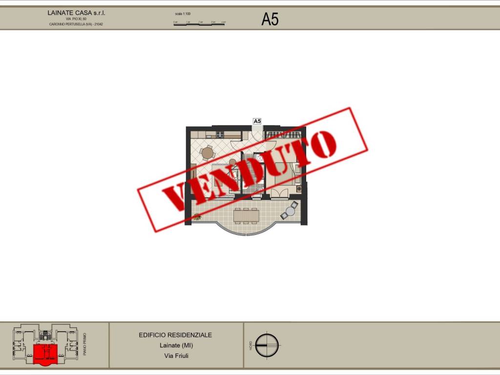 appartamento in vendita a Lainate