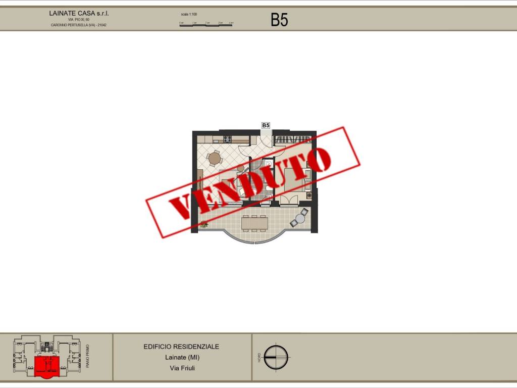 appartamento in vendita a Lainate