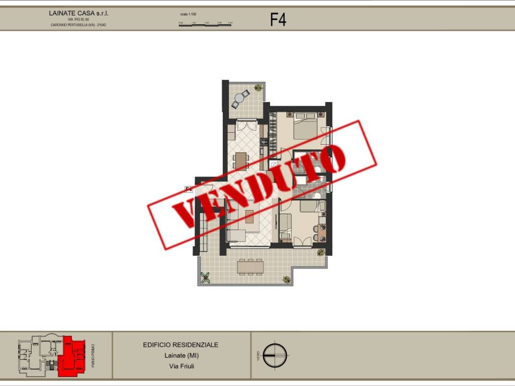 appartamento in vendita a Lainate
